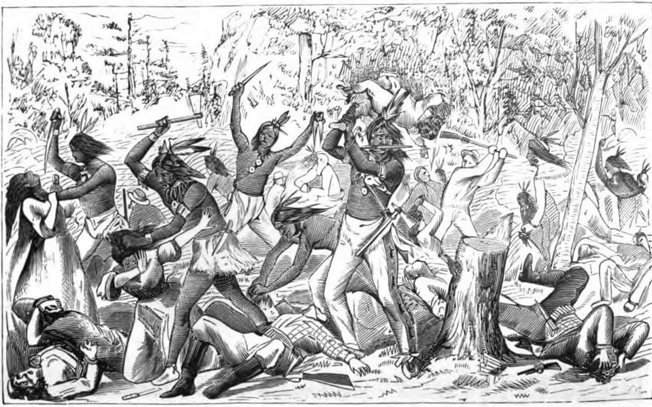 Camp massacre. Нападение индейцев на Джеймстаун. Джеймстаунская резня 1622.