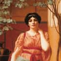 Dec. at 61 (1861-1922)   John William Godward was an English painter from the end of the Pre-Raphaelite/Neo-Classicist era.