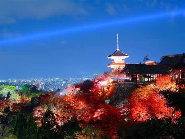 Kyoto is listed (or ranked) 2 on the list The Most Beautiful Cities in the World