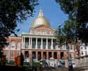 Massachusetts State House on Random Freedom Trail Sites and Monuments in Boston