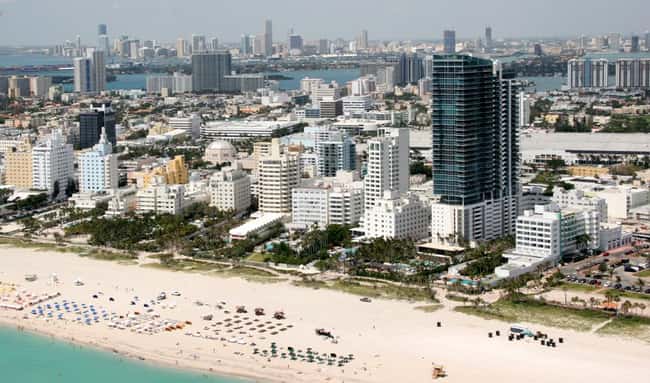 Miami Beach is listed (or ranked) 100 on the list The Most Beautiful Cities in the World