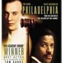 Tom Hanks, Denzel Washington, Julius Erving   Philadelphia is a 1993 American drama film and one of the first mainstream Hollywood films to acknowledge HIV/AIDS, homosexuality, and homophobia.