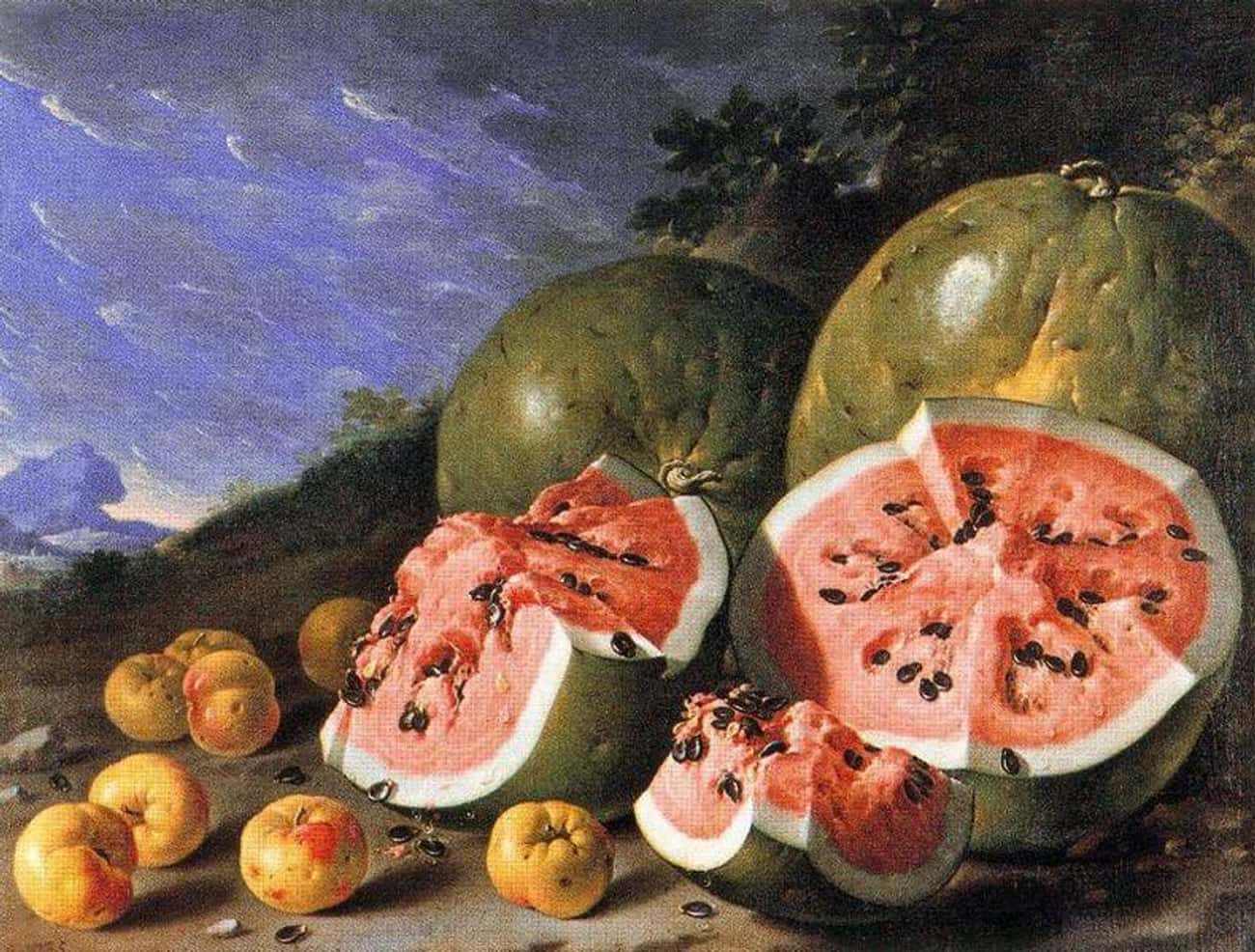 Still Life with Watermelons and Apples