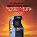 Shooter game, Shoot 'em up, Action game   Robotron: 2084 is an arcade video game developed by Vid Kidz and released by Williams Electronics in 1982. It is a shoot 'em up with two-dimensional graphics.