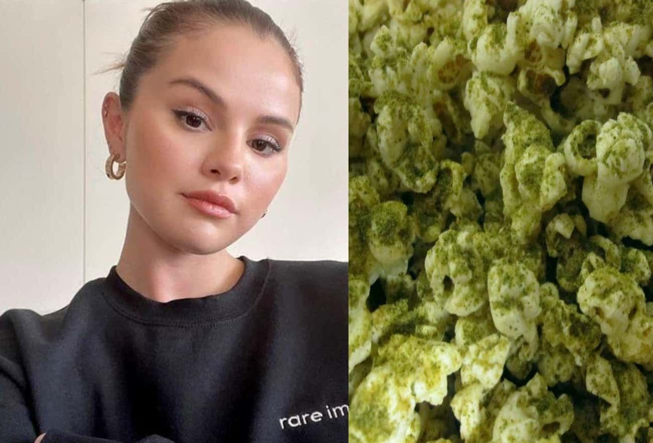 Pickle Juice And Popcorn Are A Go-To Combo For Selena Gomez
