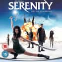 Summer Glau, Morena Baccarin, Nathan Fillion   Serenity is a 2005 American space western film written and directed by Joss Whedon.