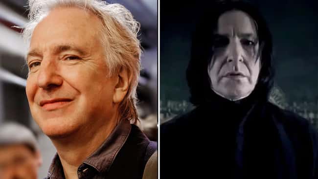 Alan Rickman as Severus Snape