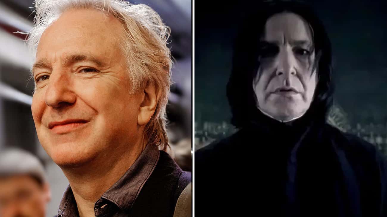 Alan Rickman As Professor Severus Snape