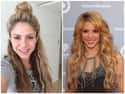 Shakira on Random Photos Of Celebrities With And Without Their Makeup
