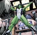 She-Hulk on Stunning Female Comic Book Characters