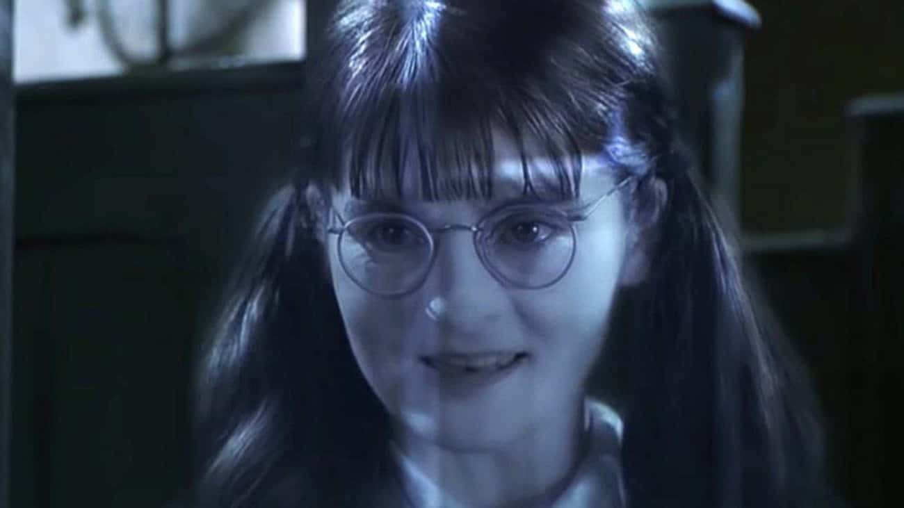 Shirley Henderson playing ghost in Harry Potter films actors
