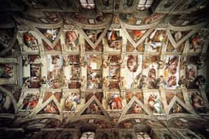 Sistine Chapel ceiling is listed (or ranked) 1 on the list The Most Amazing Pieces of Artwork Ever Made