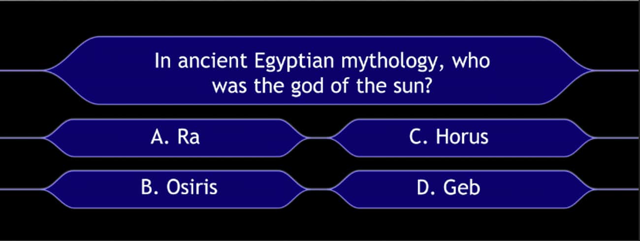 In Ancient Egyptian Mythology, Who Was The God Of The Sun?