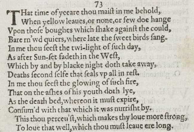 famous shakespeare sonnets