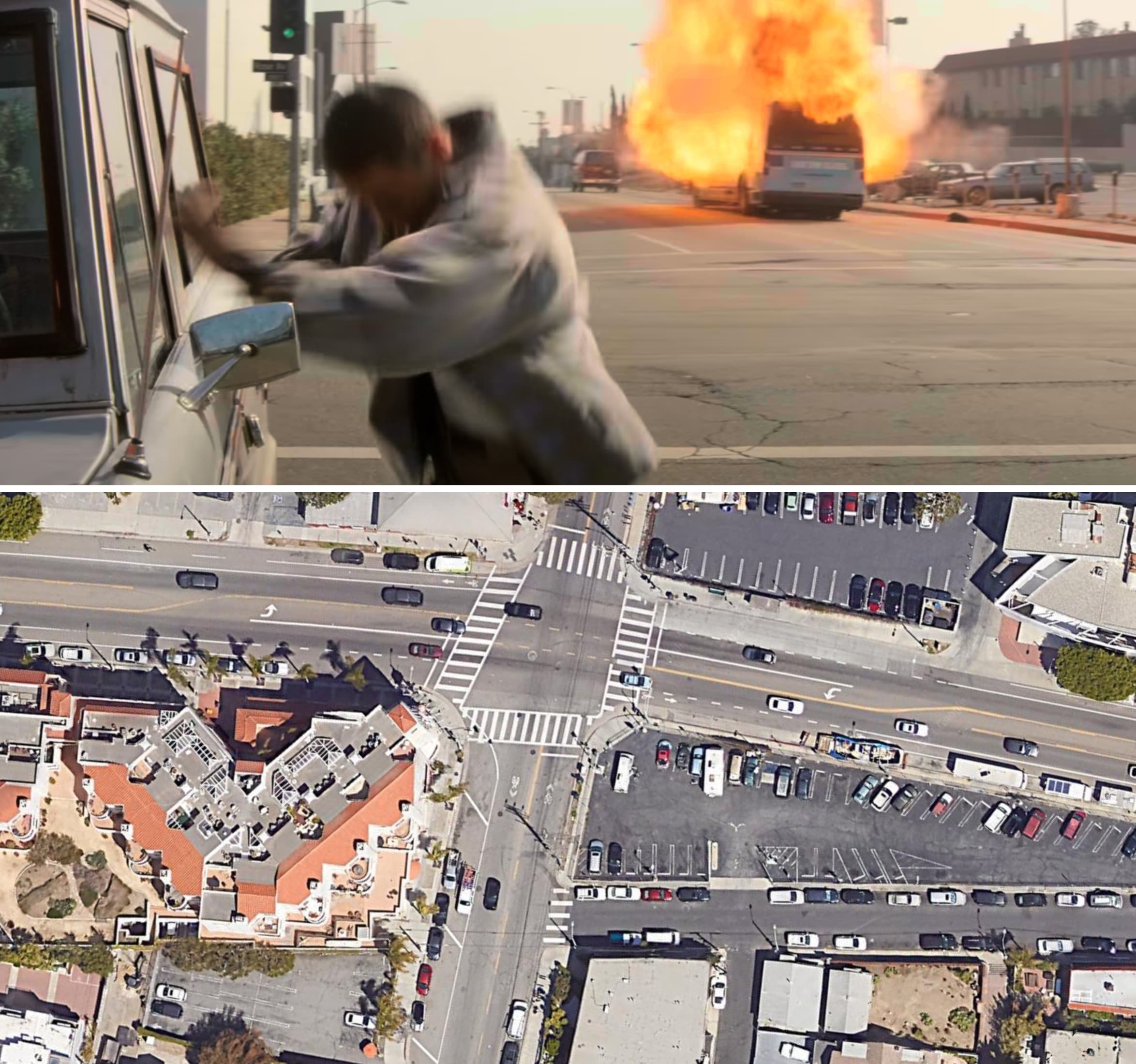 Satellite Images Of Action Movie Locations
