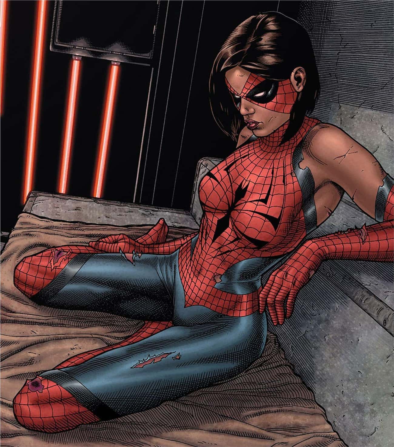 Hawkeye Married Spider-Man’s Daughter And Produced Ashley Barton, The Treacherous Spider-Woman Of The ‘Old Man Logan’ Timeline