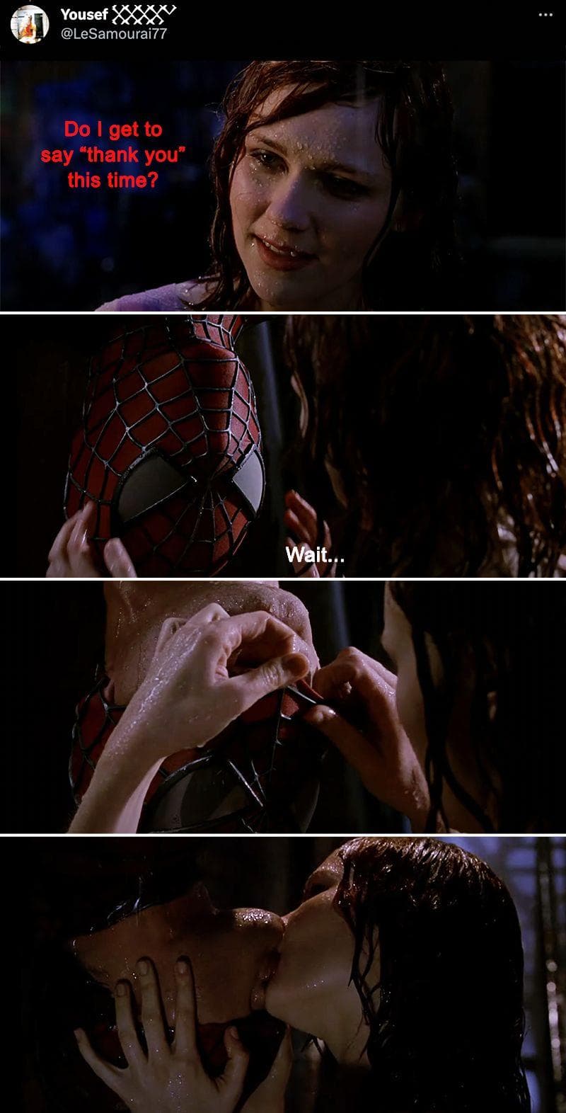 The Upside-Down Kiss From 'Spider-Man'