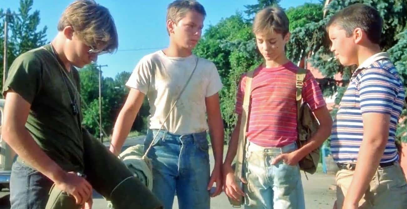 Gordie, Chris, Teddy, And Vern In 'Stand by Me'