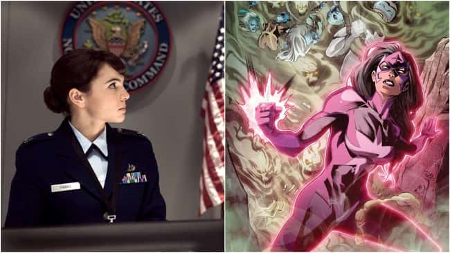 Major Carrie Farris from Batman v. Super-Man: Dawn of Justice is the first-ever member of the Star Sapphire Corps.