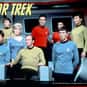 William Shatner, Leonard Nimoy, DeForest Kelley   Star Trek is an American science fiction television series created by Gene Roddenberry that follows the adventures of the starship USS Enterprise and its crew.
