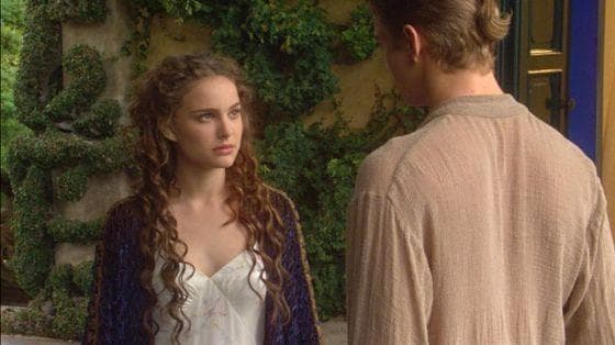 Natalie Portman And Hayden Christensen In "Star Wars Episode II: Attack Of The Clones"