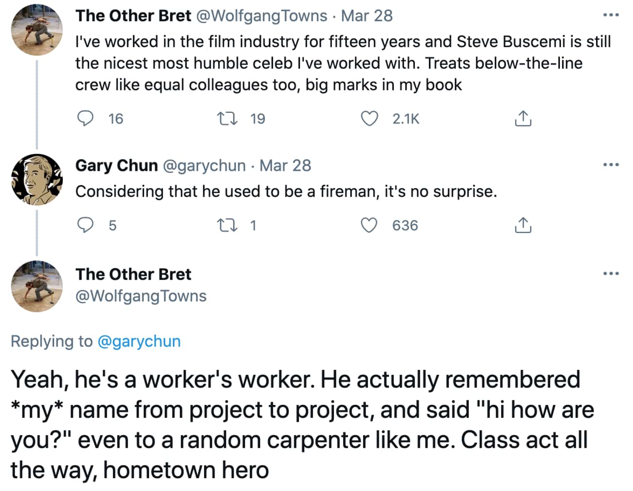 Steve Buscemi Is A 'Hometown Hero'