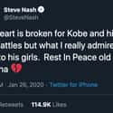 Steve Nash on Random Heartbroken Athletes React To Kobe Bryant's Death