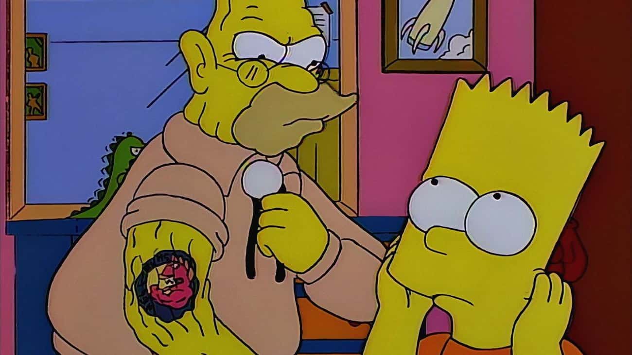 Raging Abe Simpson and His Grumbling Grandson in "The Curse of the Flying Hellfish"