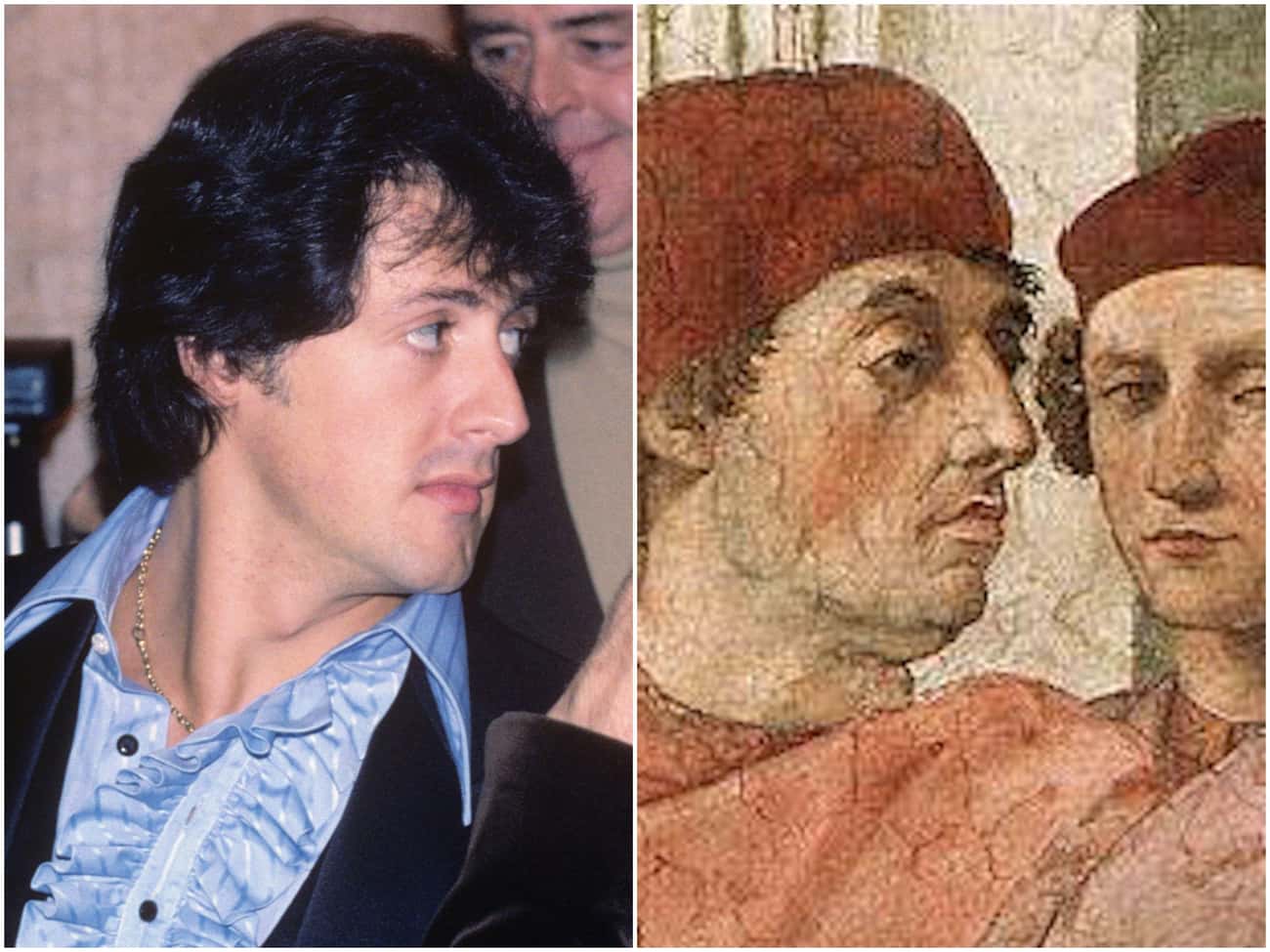 Sylvester Stallone Looks Like This Man In A Painting By Raphael