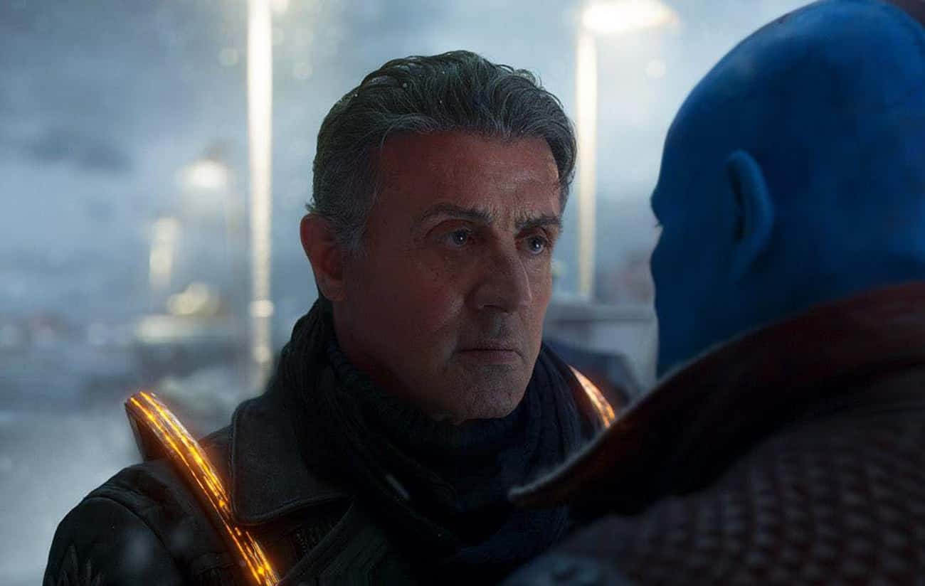 Sylvester Stallone in Guardians of the Galaxy Vol 2. 