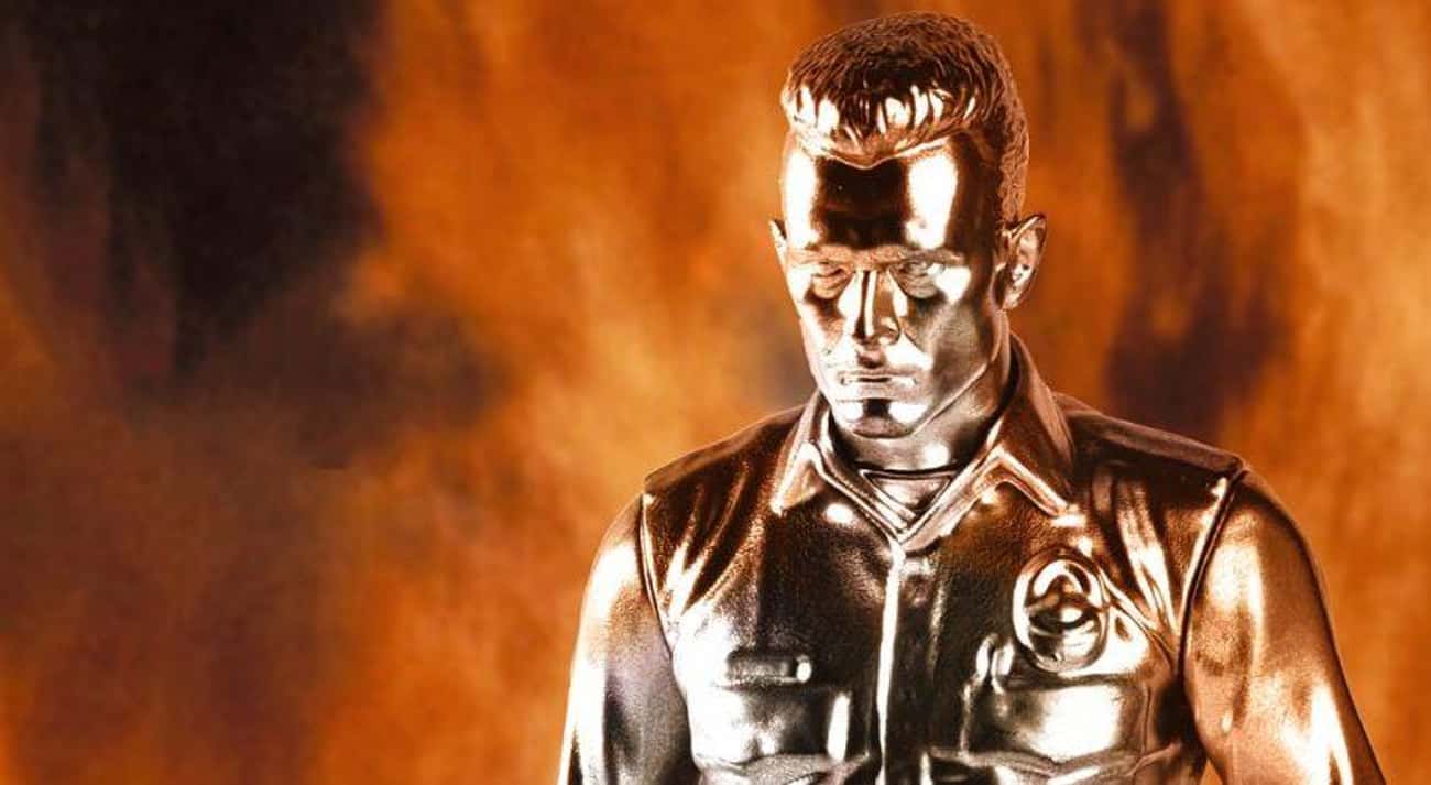 'Terminator 2: Judgment Day' -
How Does T-1000 Travel Through Time When He Contains No Living
Tissue?