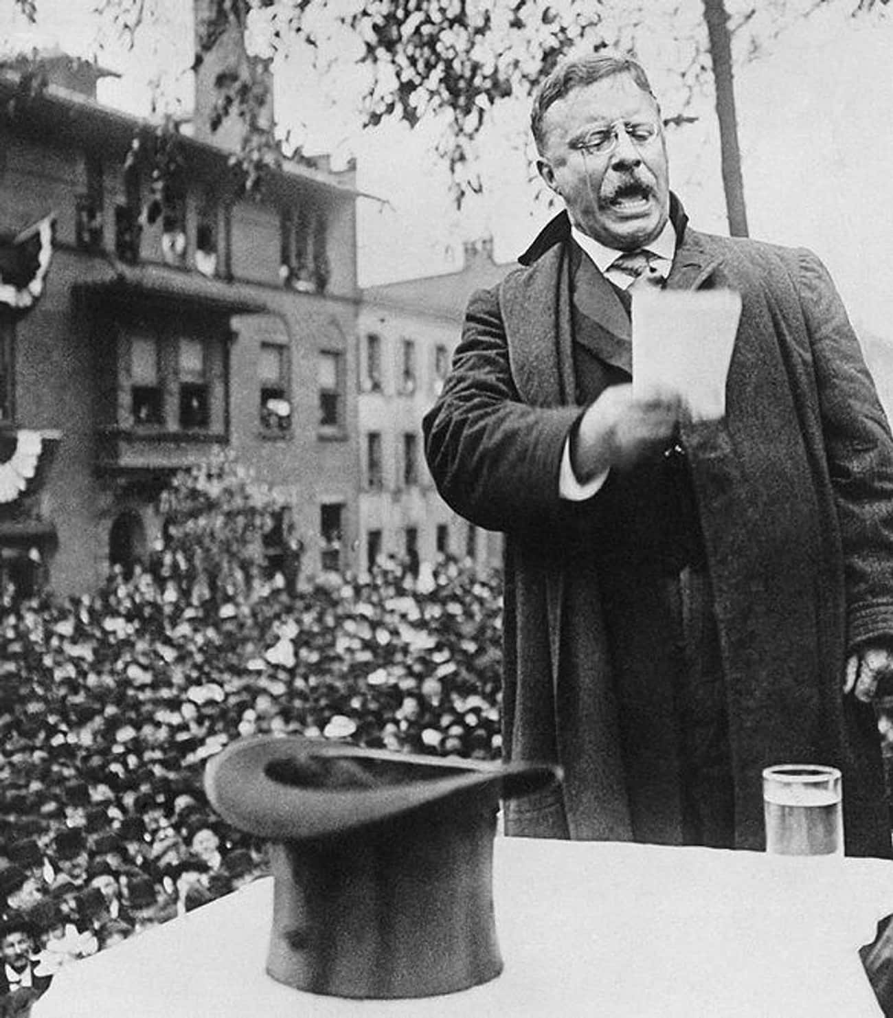 'The Bullet Is In Me Now, So That I Cannot Make A Very Long Speech' - Theodore Roosevelt
