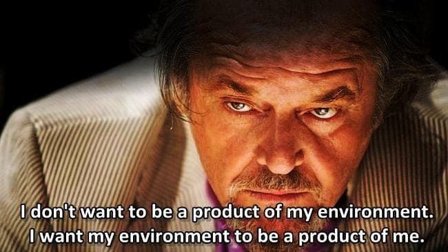 Frank Costello In 'The Departed': 'I Don't Want To Be A Product Of My Environment. I Want My Environment To Be A Product Of Me.'