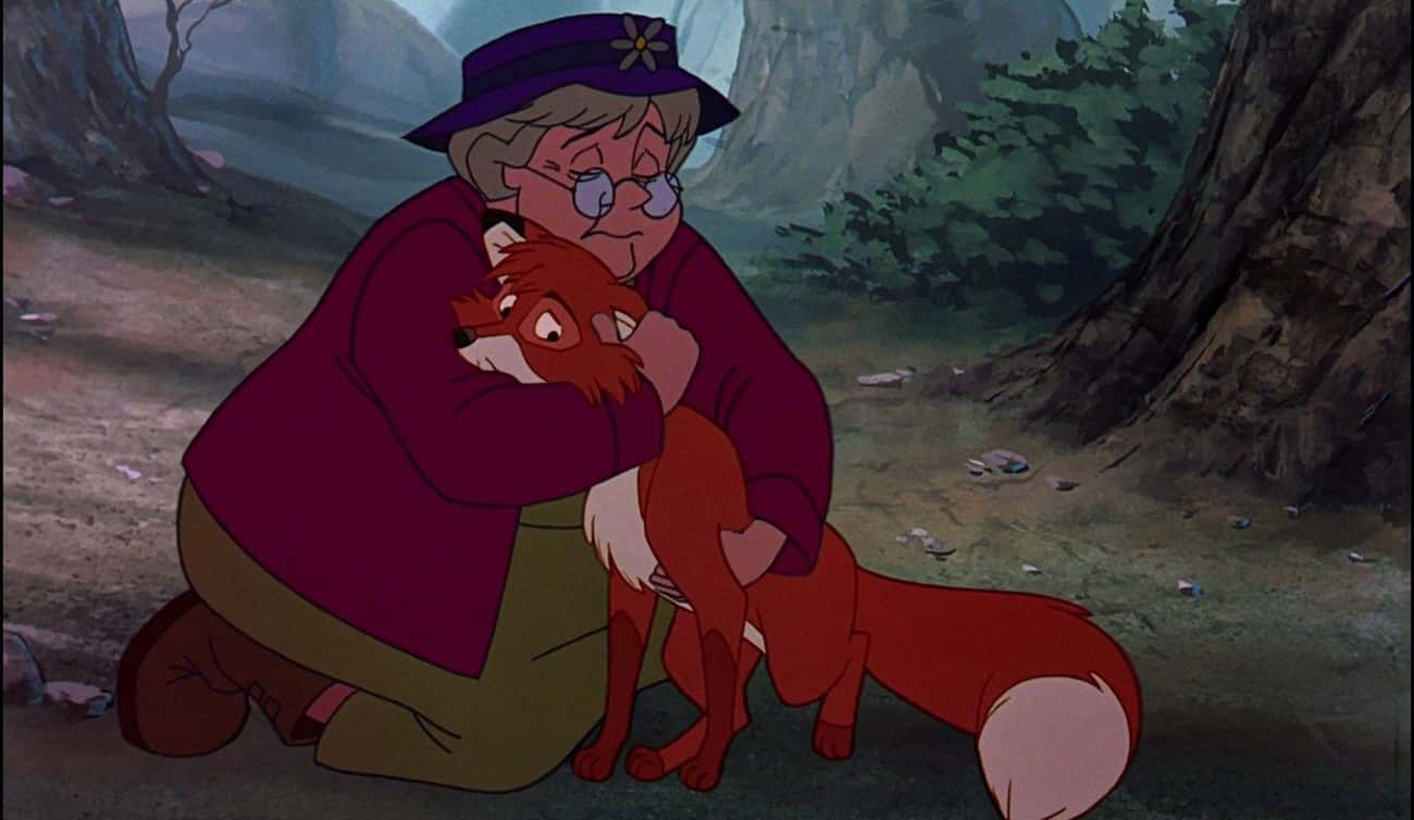 In ‘The Fox and the Hound,’ Widow Tweed Leaves Tod In The Forest When She Realizes He’s No Longer Safe