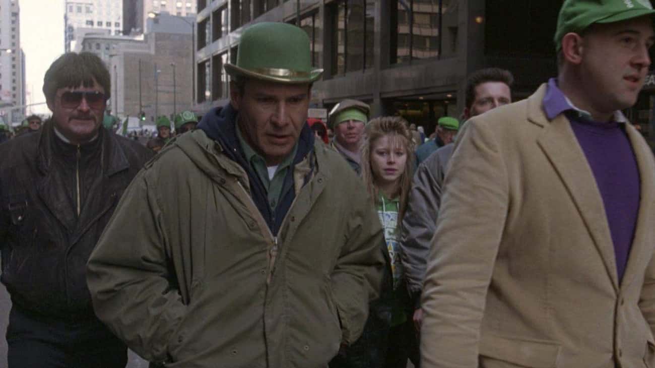 Harrison Ford Blended Into The Real St. Patrick's Day Parade In Chicago While Filming 'The Fugitive'