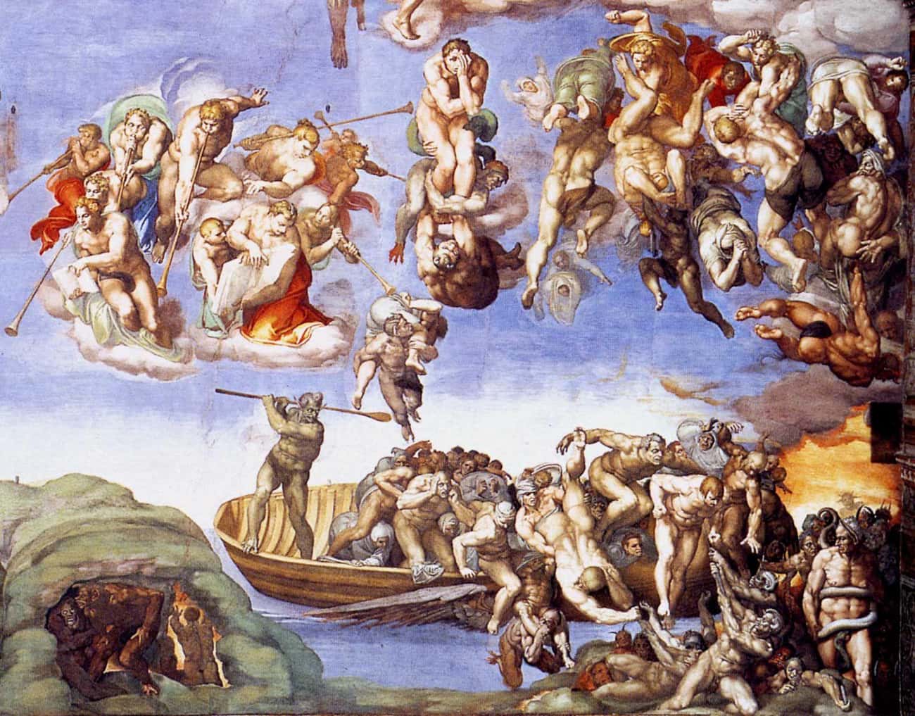 Michelangelo's Hell In 'The Last Judgment' Proved To Be Controversial