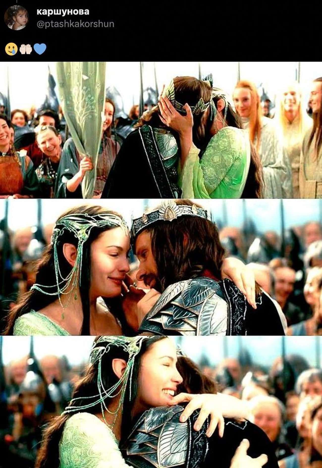 Aragorn Reunited With His Queen In 'The Lord of the Rings: The Return of the King'