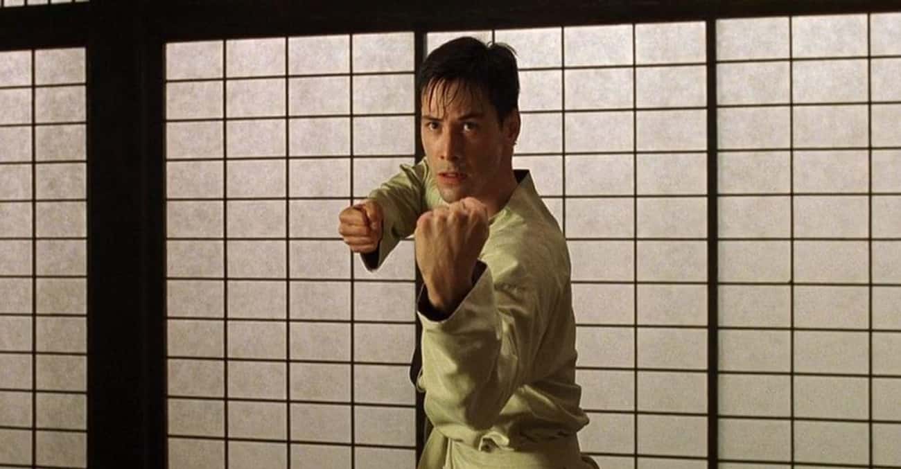 Reeves Had To Go Through Martial Arts Training For 'The Matrix' While Recovering From A Herniated Disc