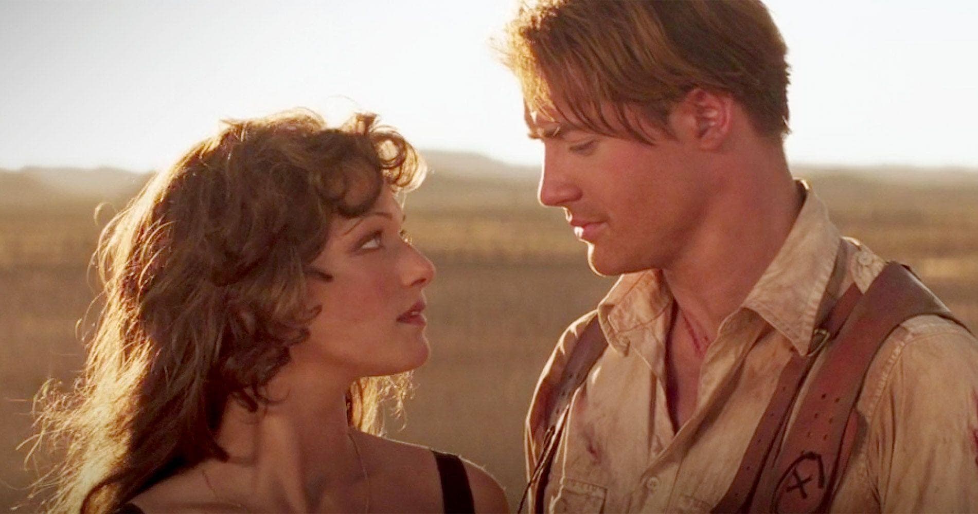 Brendan Fraser And Rachel Weisz In 'The Mummy'