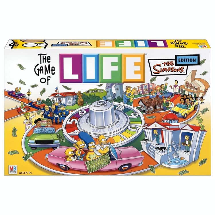 Game of Life Simpsons Edition Board Game Replacement Parts Pieces Cars Cards Peg 