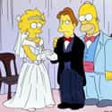 The Simpsons on Random Best Cartoon Wedding Dresses By Fans