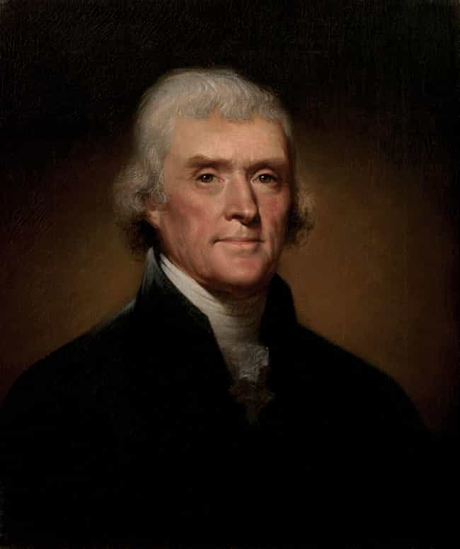 Thomas Jefferson is listed (or ranked) 3 on the list Every U.S. President & Every Medical Problem They've Ever Had