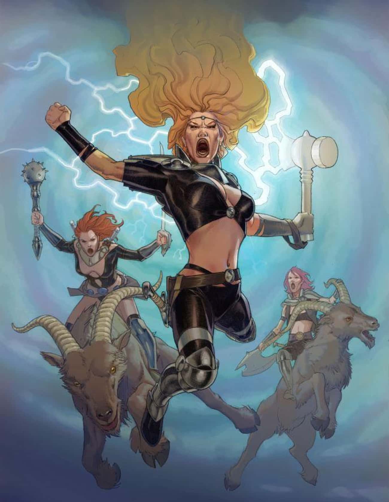 Thor Has Three Granddaughters By His Side At The End Of The Marvel Universe