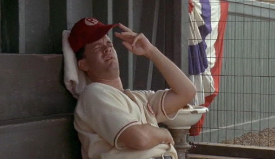 Tom Hanks In 'A League of Their Own'
