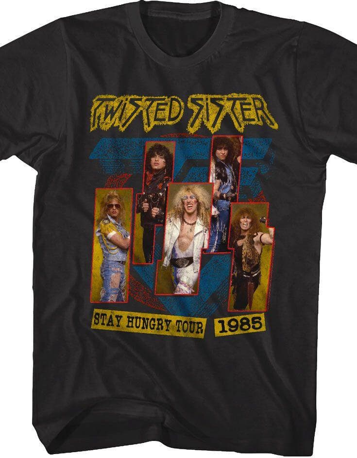 Rock Band T-Shirts From The 1980s