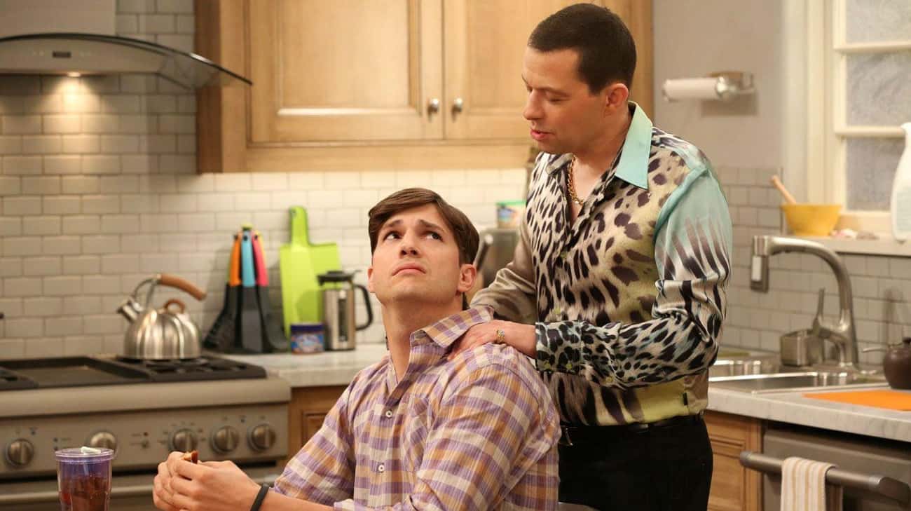 Lyndsey, Alan, And Walden In 'Two And A Half Men'