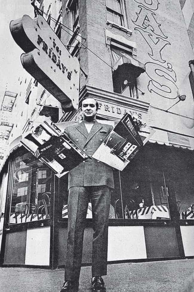 Founder Alan Stillman in Front of The First T.G.I. Friday??s, New York City, 1965