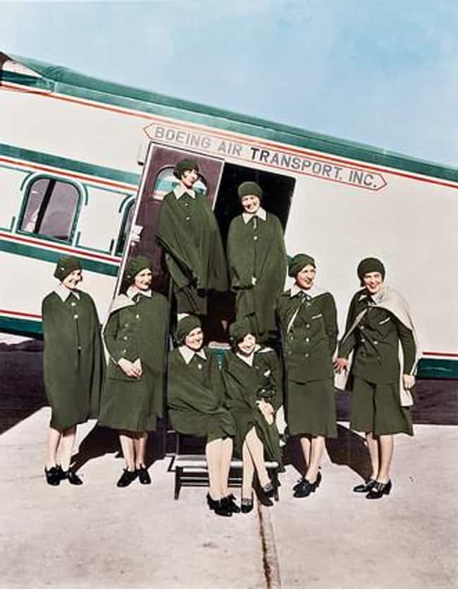 United Airlines (Boeing Air Transport) Stewardesses, 1930