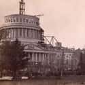 United States Capitol on Random Fascinating Photos Of Historical Landmarks Under Construction