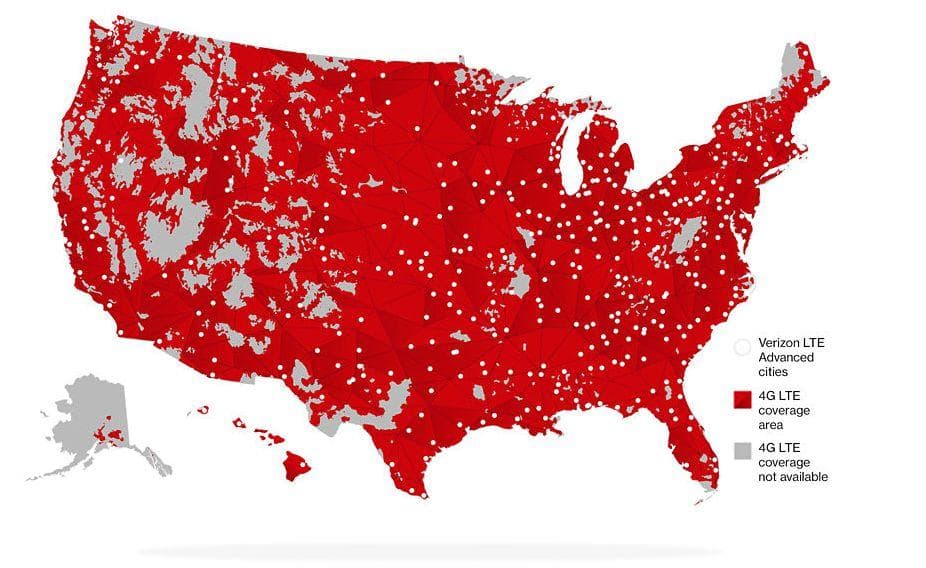 Best Lte Coverage In My Area The National Phone Networks With The Best Coverage